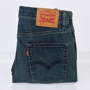 Levi's Slim Blue Jeans with Signature Stitching